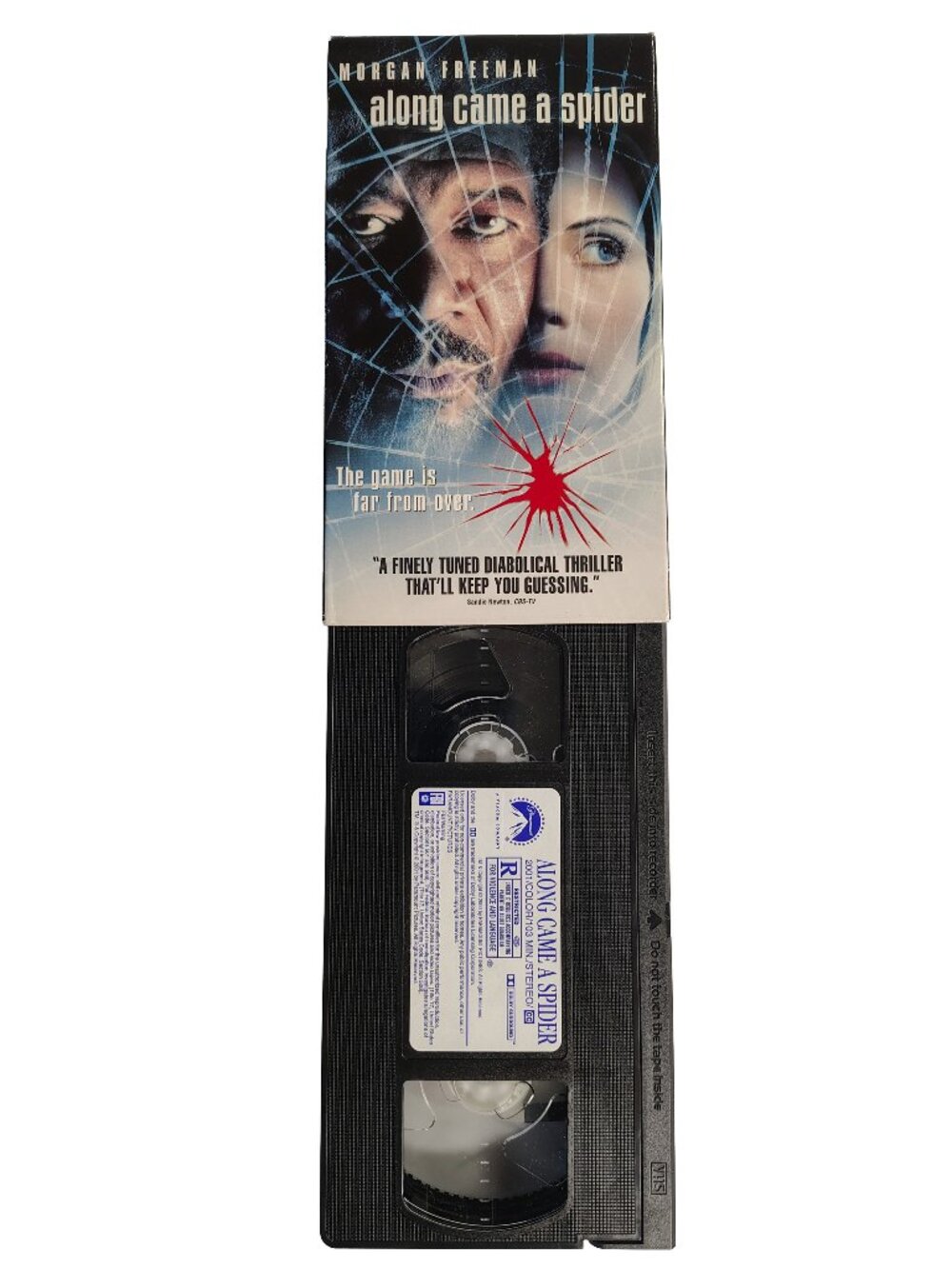 (2001) Along Came A Spider Rated R Thriller/Mystery VHS Cassette Tape